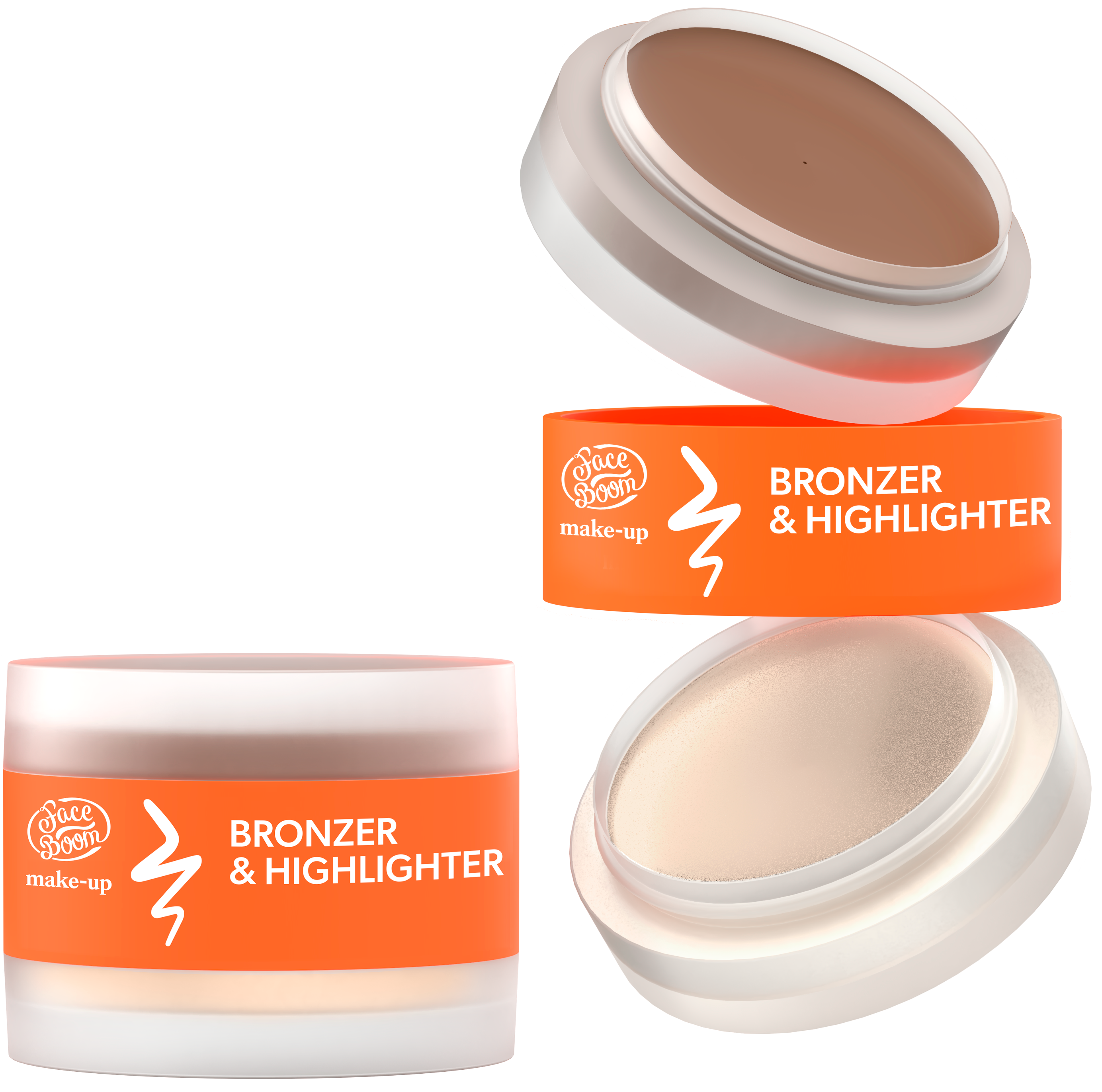 Kremowy Bronzer i Rozświetlacz do Konturowania 02 Warm