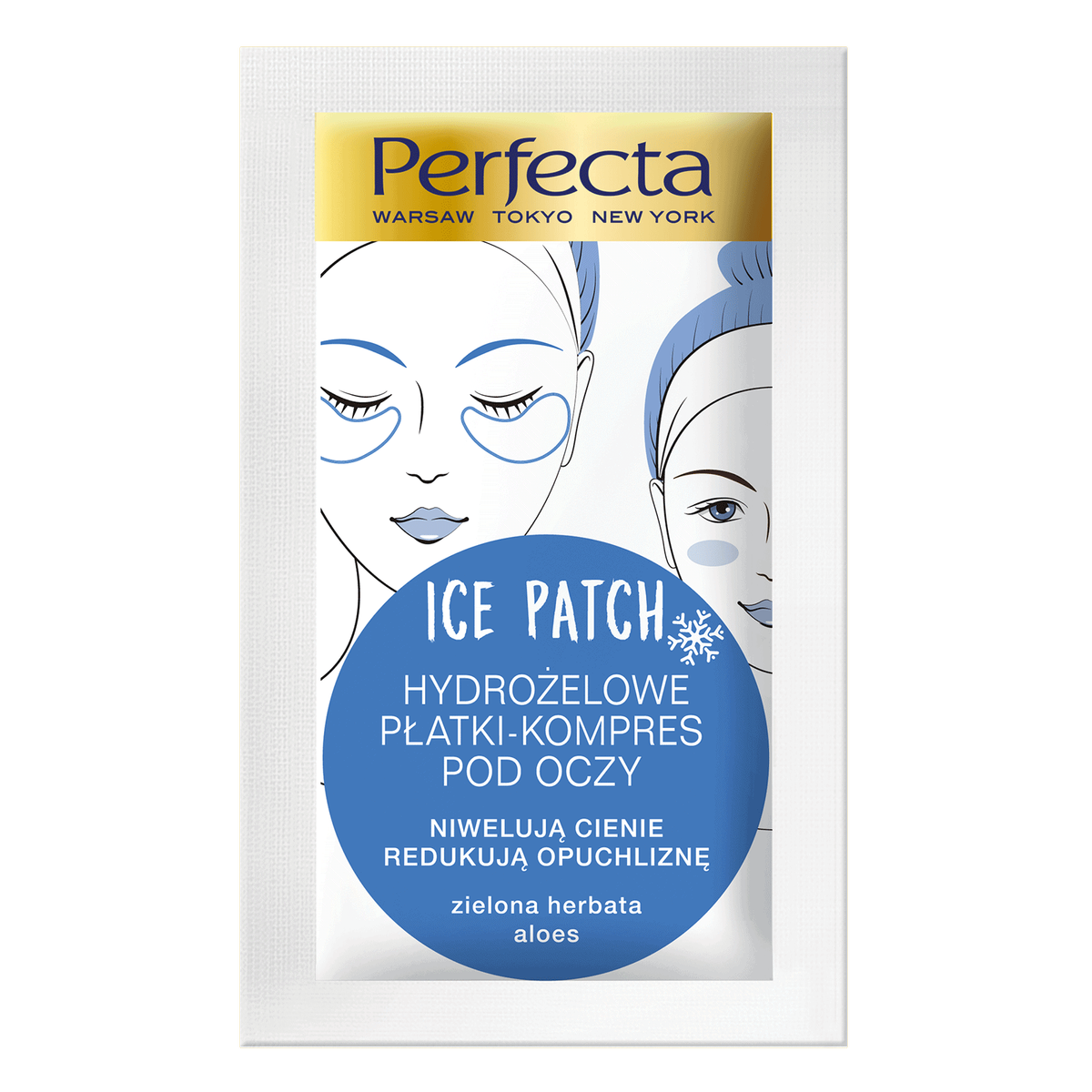 Ice Patch Hydrożelowe Płatki-Kompres pod Oczy