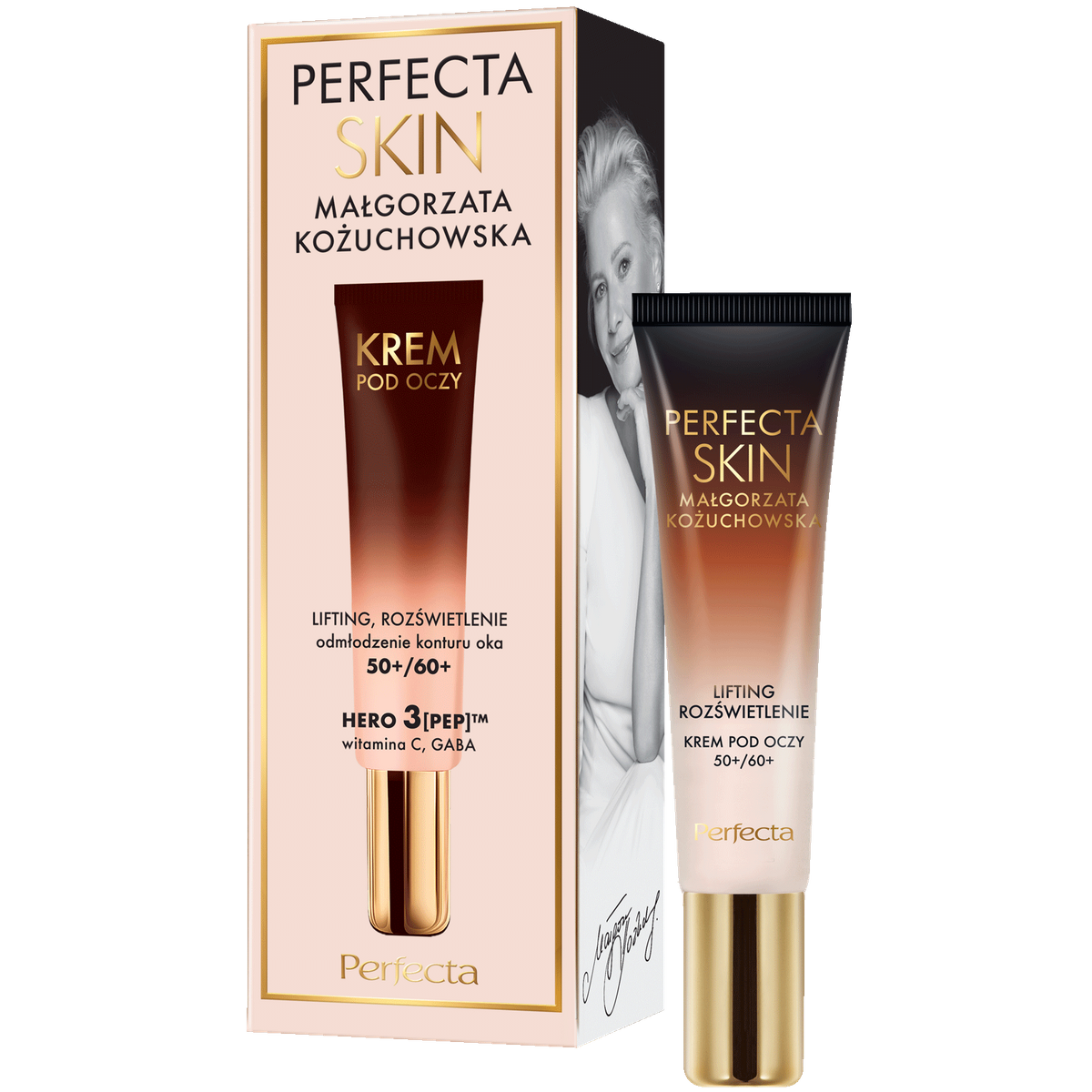 Skin Małgorzata Kożuchowska Liftingująco-Rozświetlający Krem pod Oczy 50+/60+