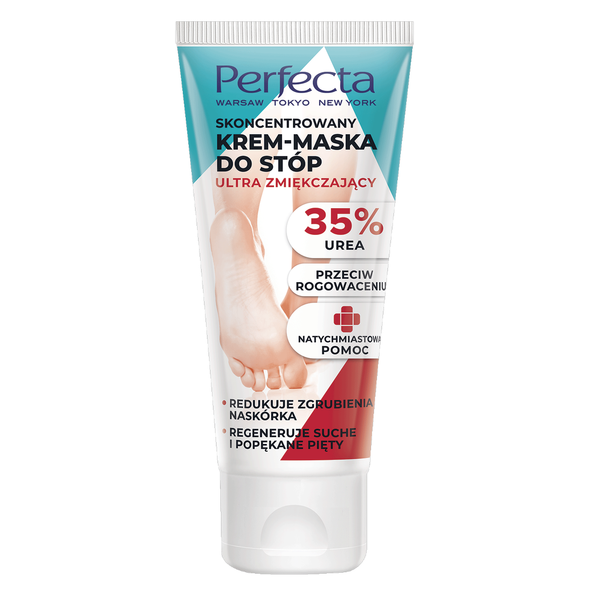Perfecta Pharmacy Skoncentrowany Krem-Maska do Stóp 35% Mocznika 80ml