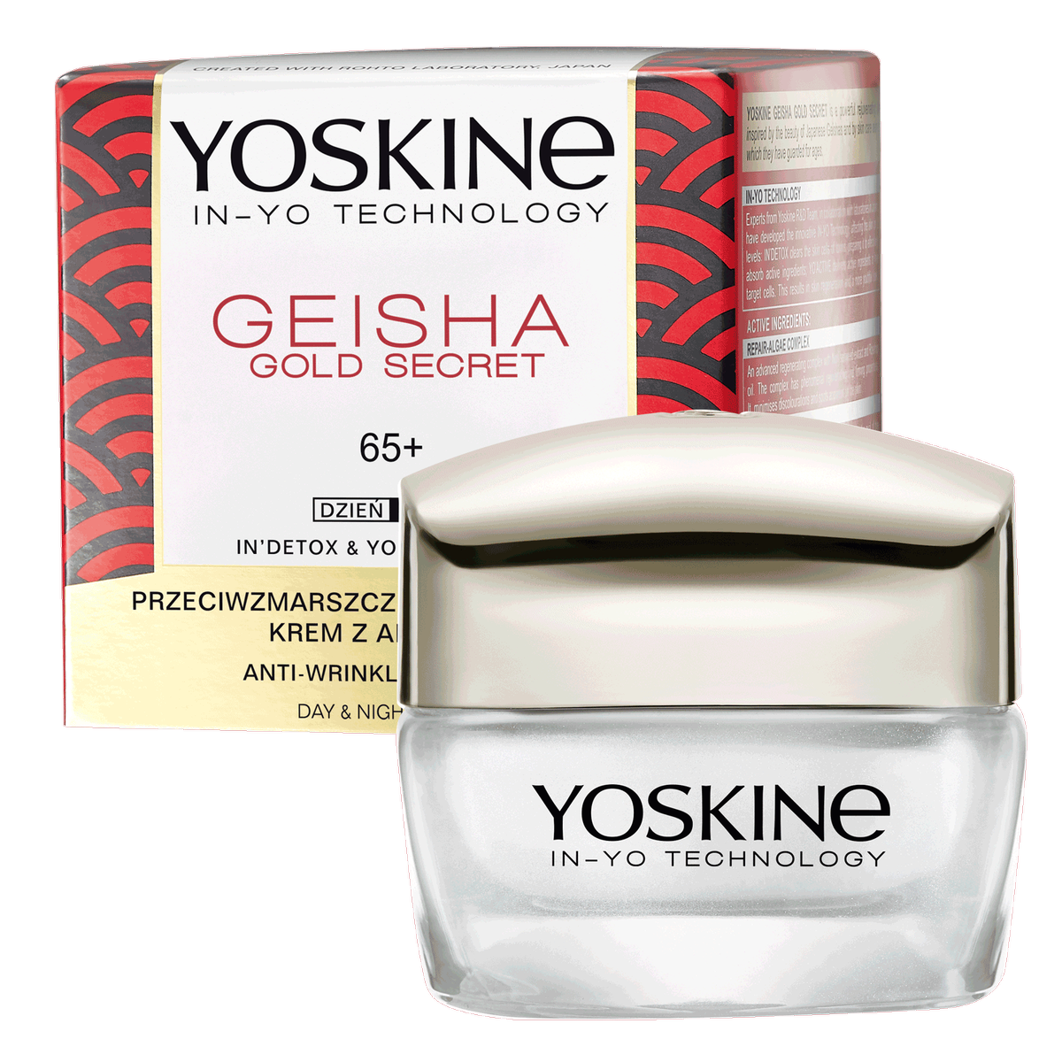 Geisha Gold Secret Przeciwzmarszczkowe Ujędrnienie Krem z z Algą Nori 65+