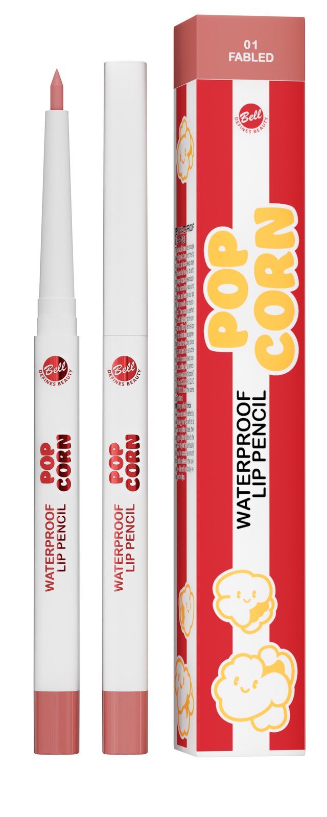 Popcorn Wodoodporna Kredka do Ust 01 Fabled