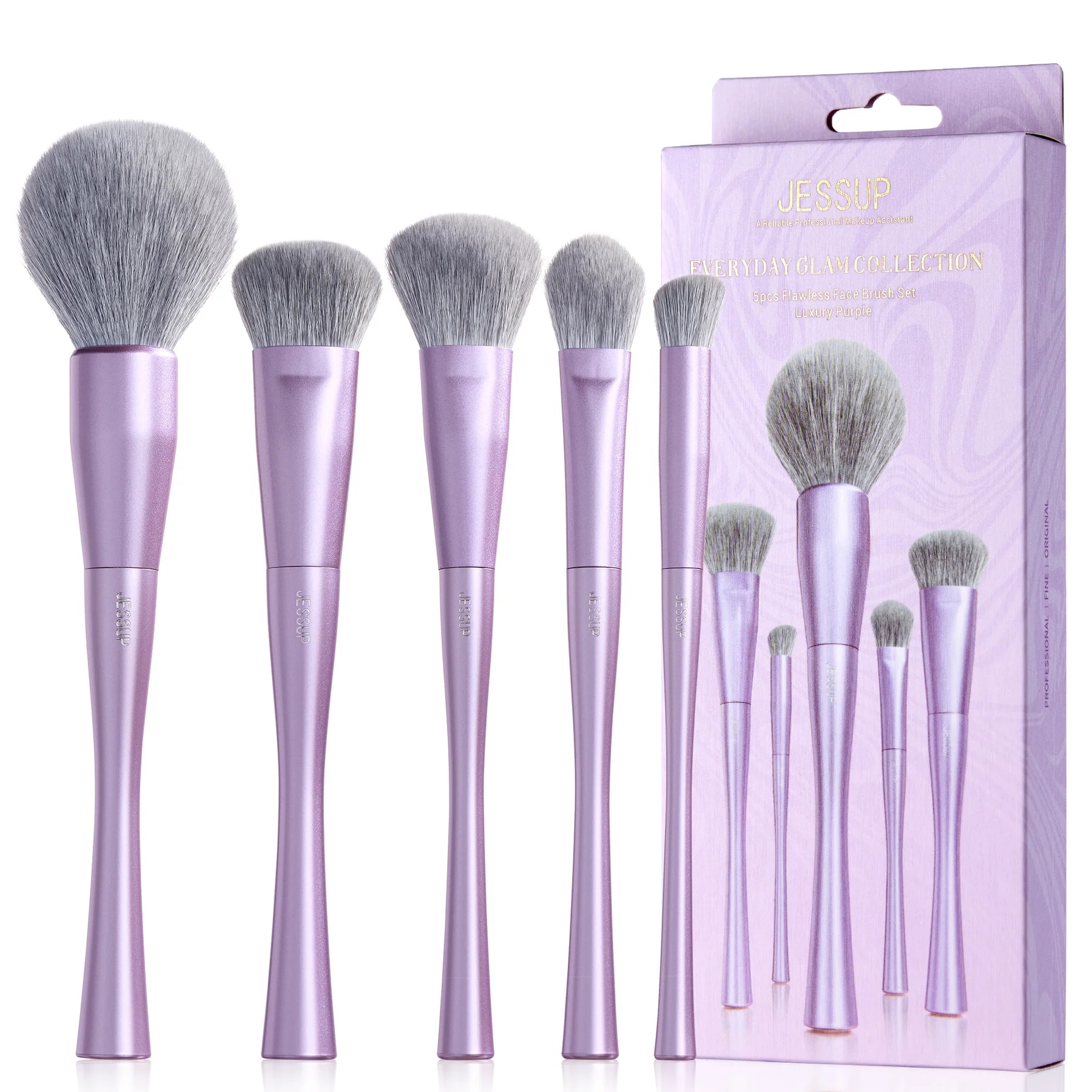 Everyday Glam Collection Zestaw Pędzli do Makijażu T514