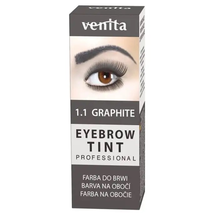 Venita Eyebrow Tint Henna w Proszku do Brwi i Rzęs 1.1 Graphite