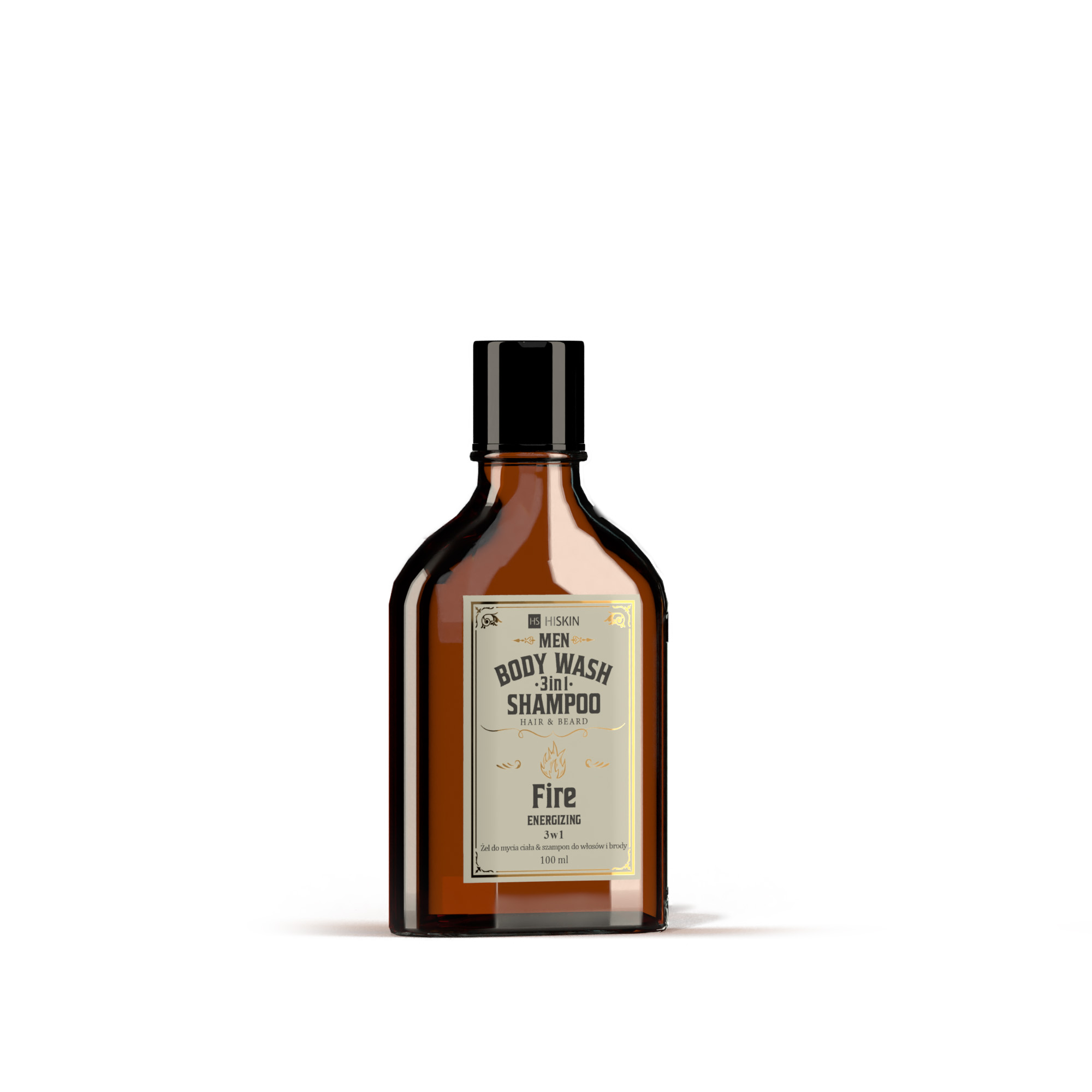 HISKIN Men Żel do Mycia Ciała 3w1 Fire 100ml