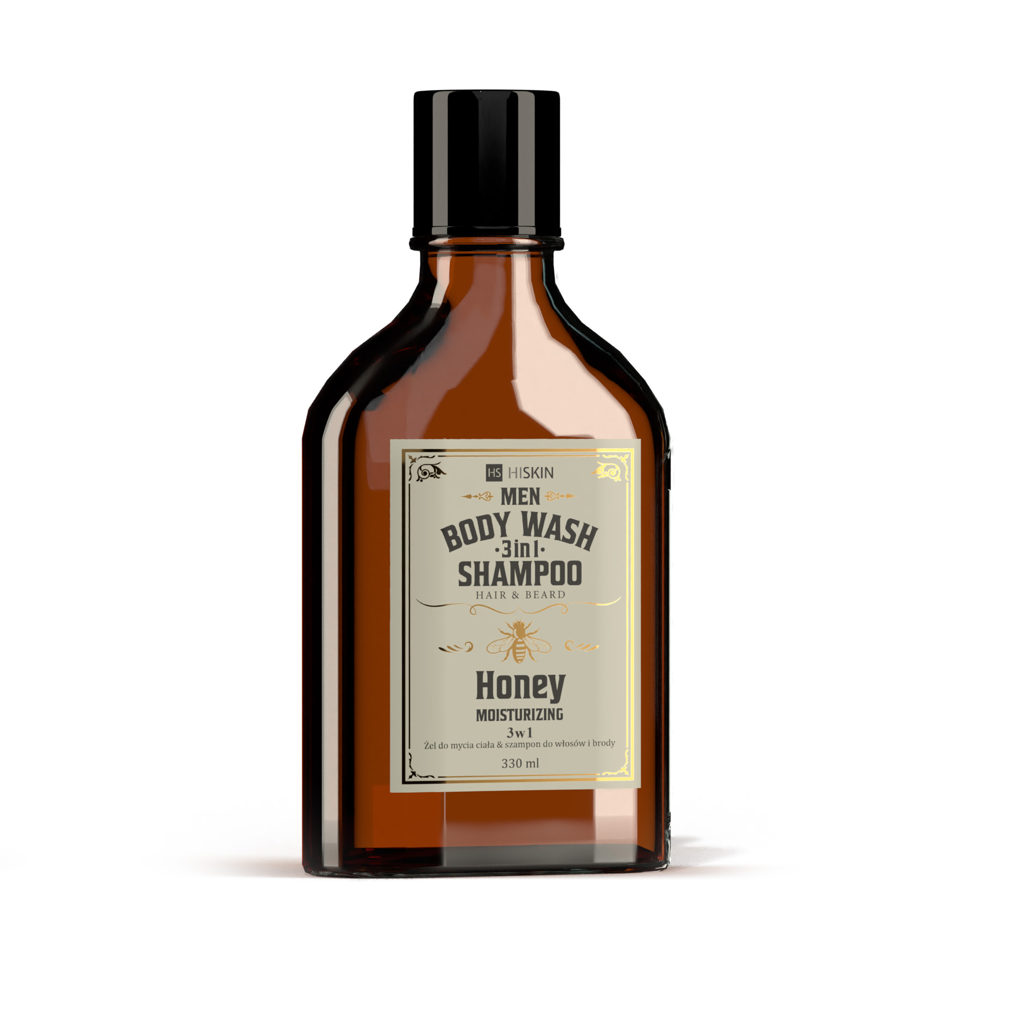 HISKIN Men Żel do Mycia Ciała 3w1 Honey 330ml