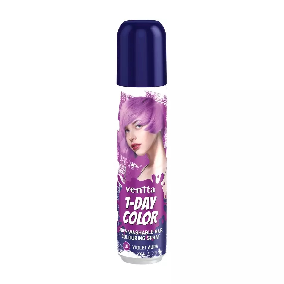 Venita 1-Day Color Spray Koloryzujący do Włosów 10 Violet Aura