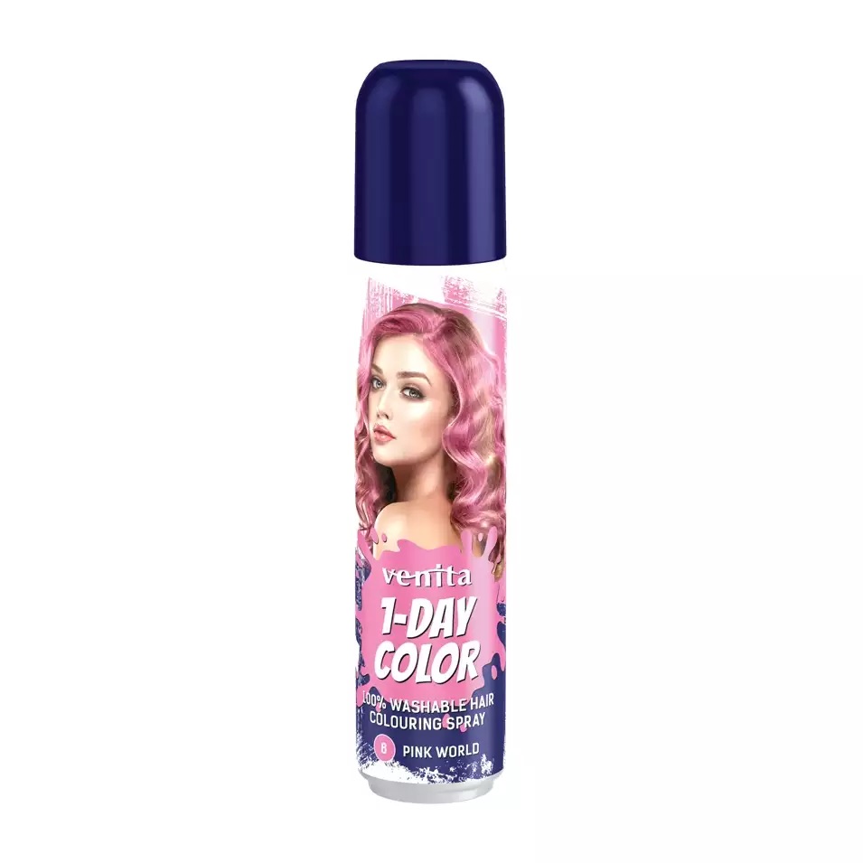 Venita 1-Day Color Spray Koloryzujący do Włosów 8 Pink World