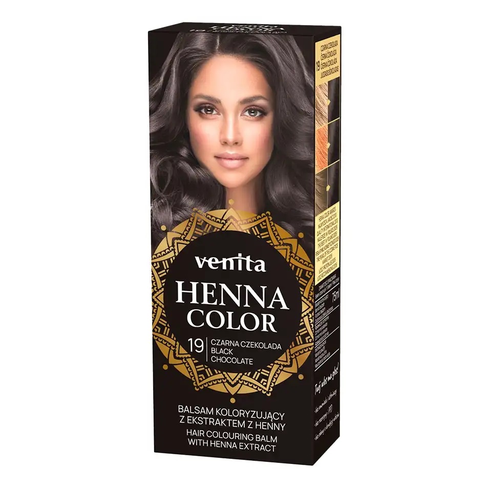 Henna Color balsam koloryzujący 19 Czarna Czekolada
