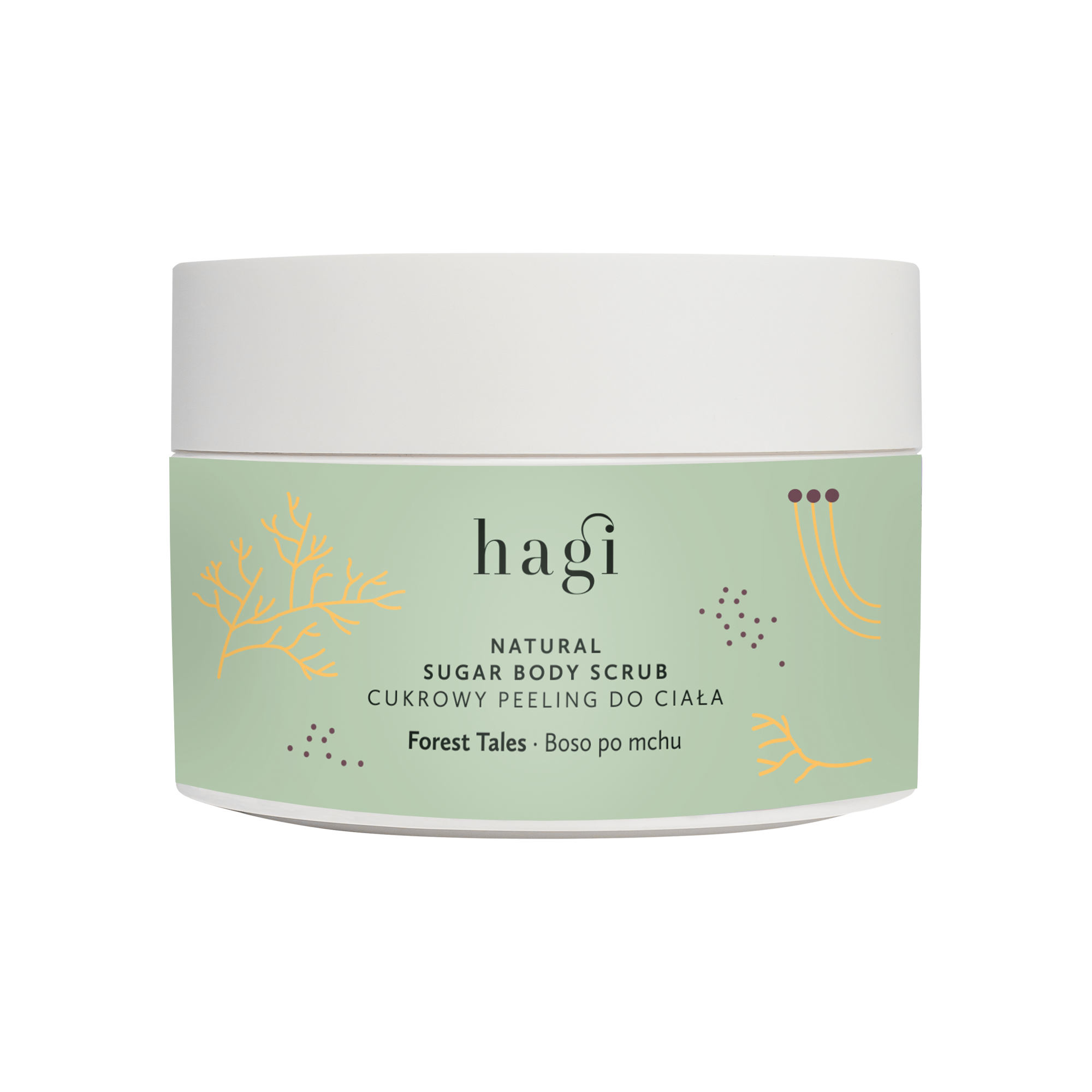 Naturalny Peeling Cukrowy do Ciała Boso po Mchu