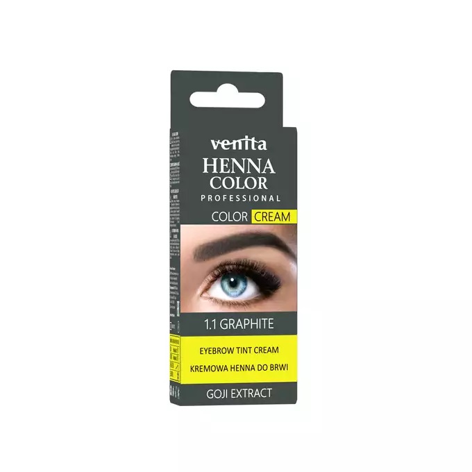 Venita Kremowa Henna do Brwi 1.1 Grafit