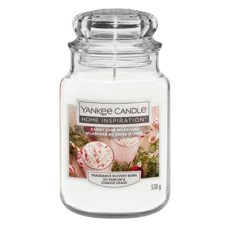 Yankee Candle Świeca w Dużym Słoiku Candy Cane Milkshake