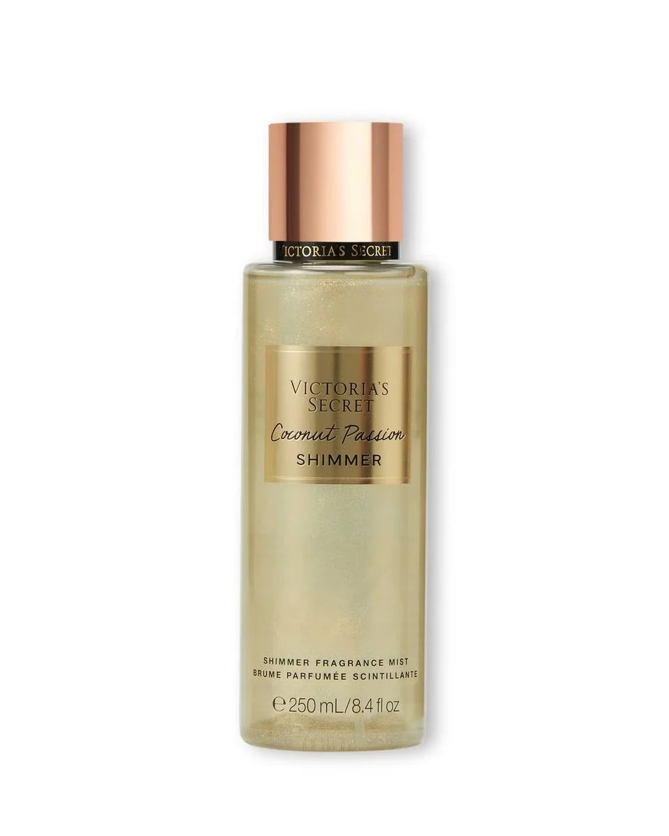 Victoria's Secret Coconut Passion Shimmer Zapachowa Rozświetlająca Mgiełka do Ciała 250ml