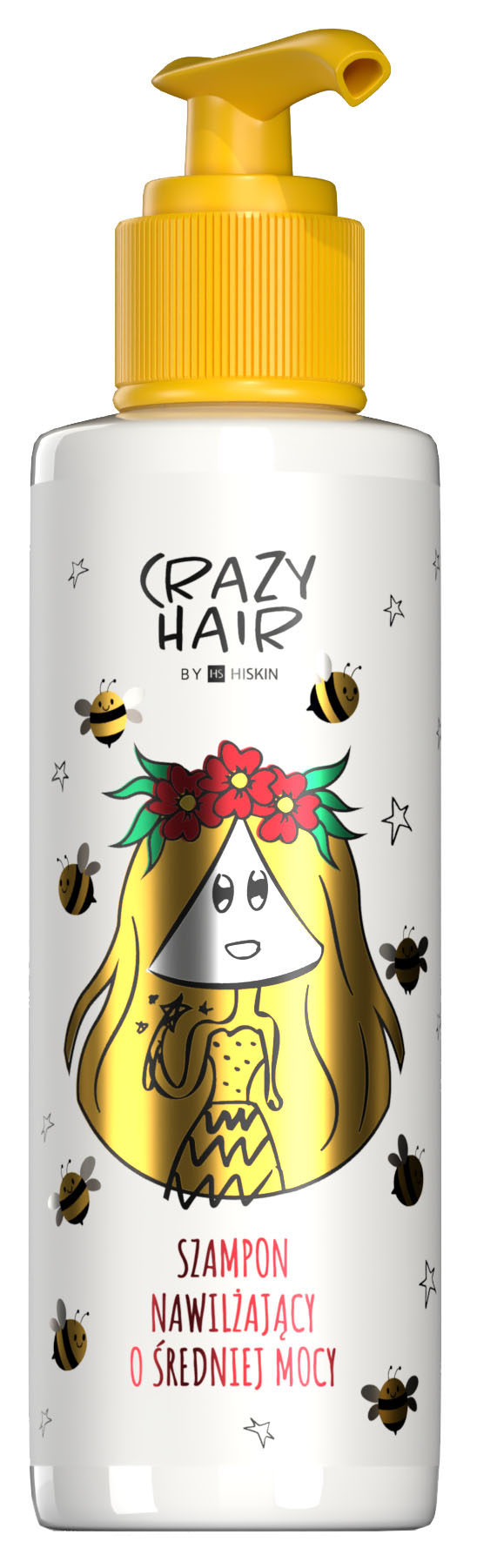 HISKIN Crazy Hair Szampon Nawilżający o Średniej Mocy 300ml