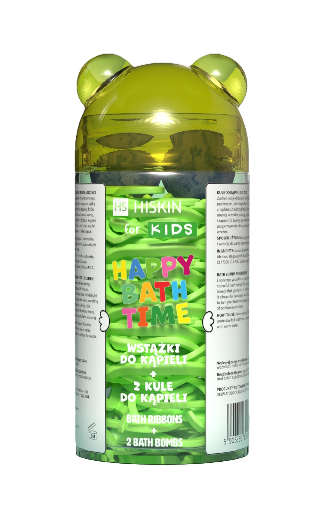 HISKIN for Kids Happy Bath Time Zestaw Wstążki + Kule do Kąpieli