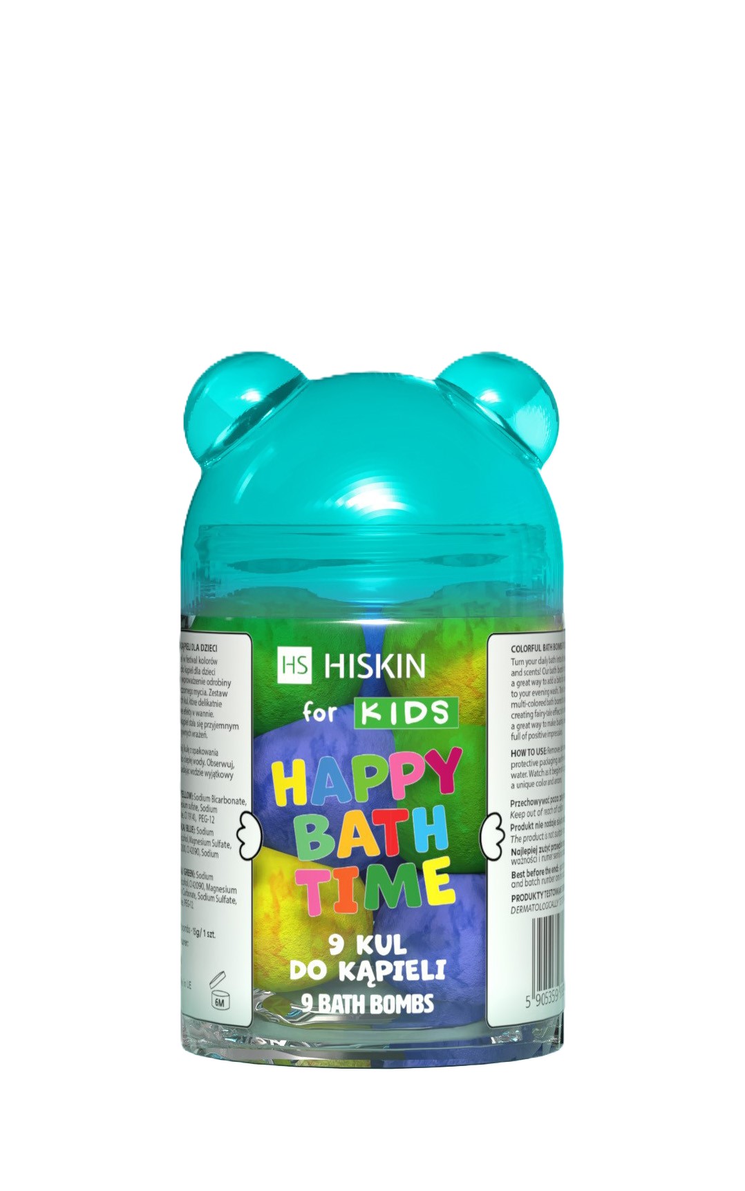 HISKIN for Kids Happy Bath Time Zestaw 9 Kul do Kąpieli