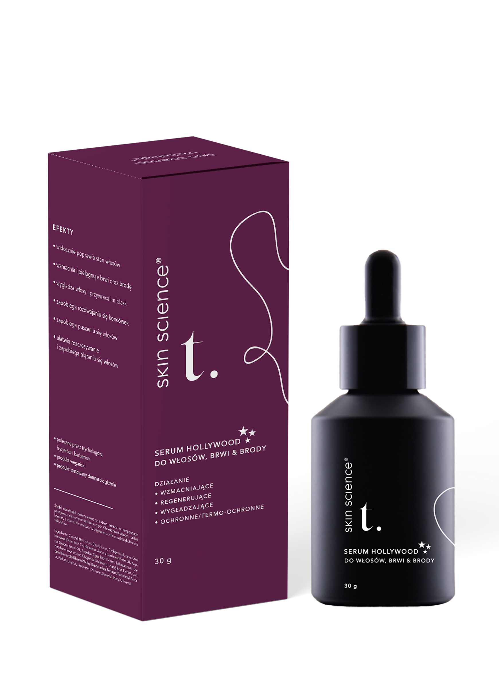 Skin Science Trichologic Serum Hollywood do Włosów Brwi i Brody 30g