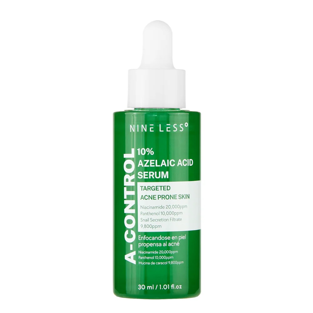 Nine Less A-Control Serum do Twarzy z 10% Kwasem Azalainowym 30ml