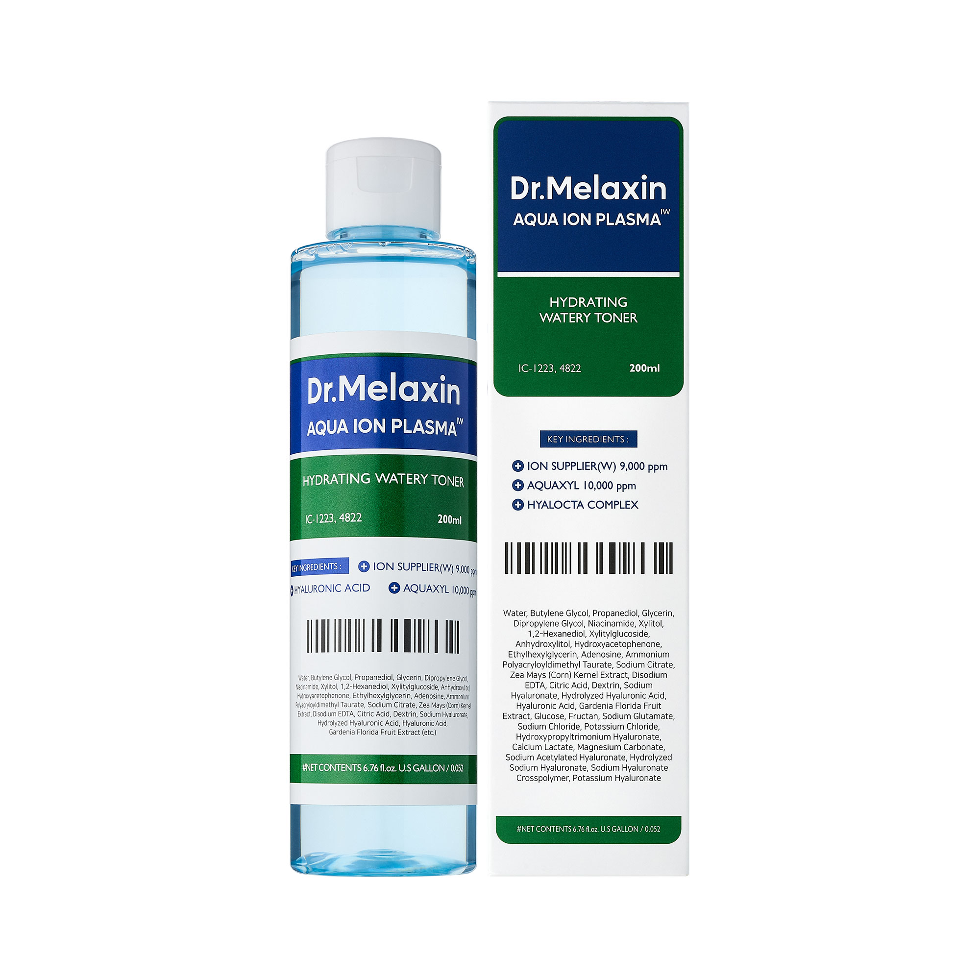 Dr.Melaxin Aqua Ion Plasma Line Nawilżający Tonik do Twarzy 200ml