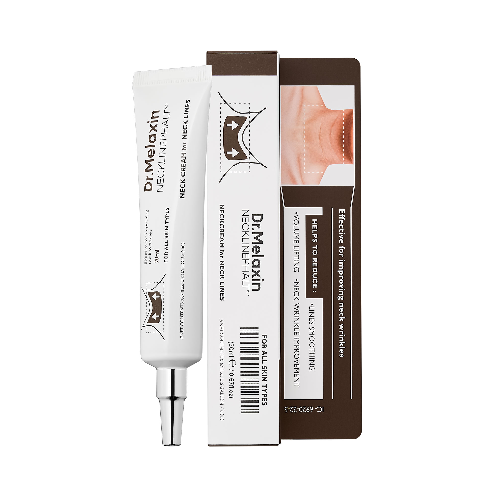 Dr.Melaxin Necklinephalt Line Ujędrniający Krem na Szyję 20ml