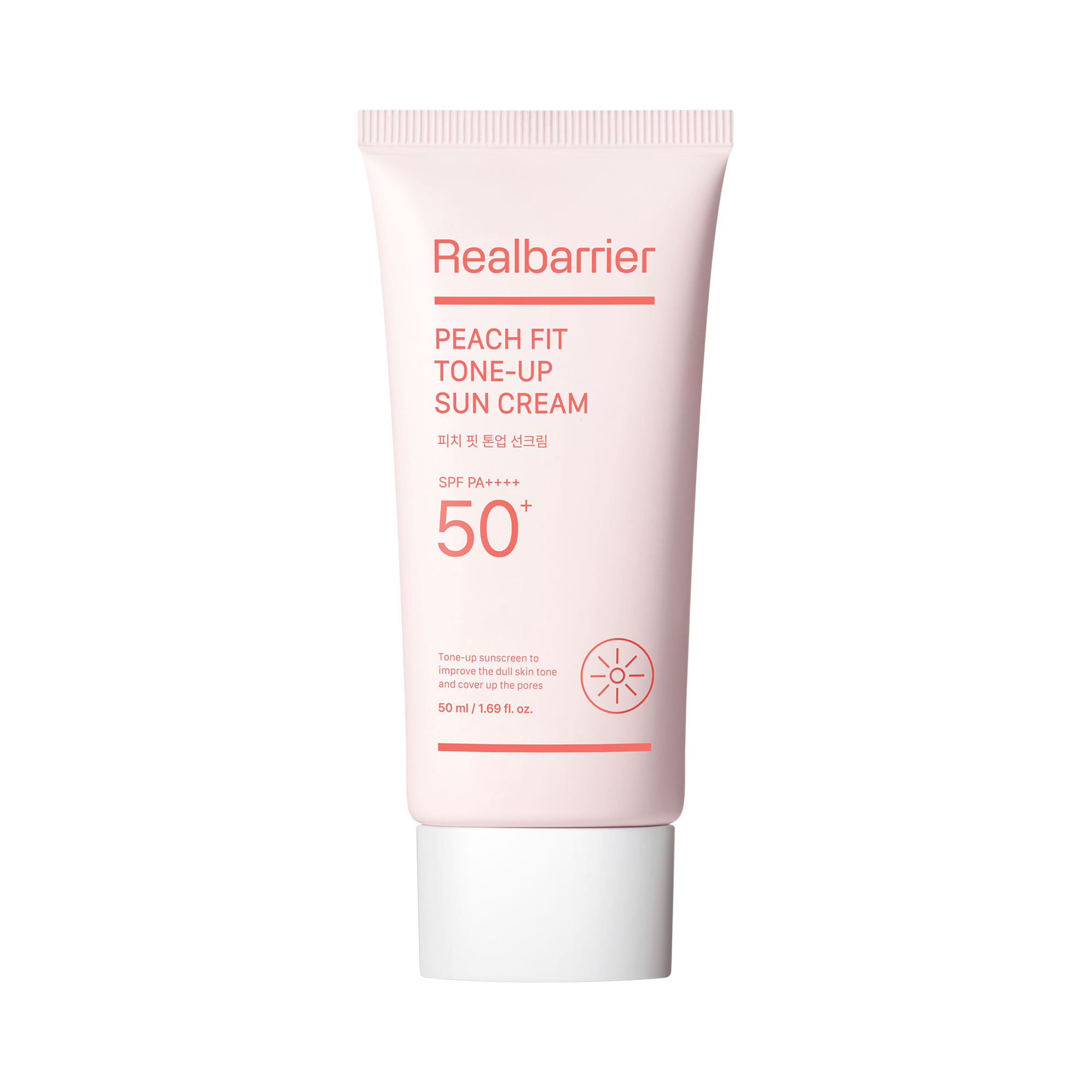 Real Peach Fit Tone-Up Sun Cream Krem z Filtrem SPF50+ PA++++
