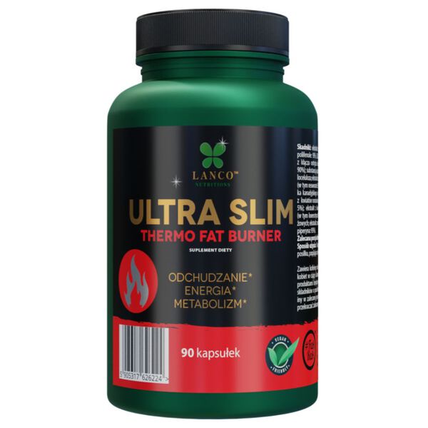 Lanco Nutritions Ultra Slim Thermo Fat Burner Suplement Diety 90 Kapsułek