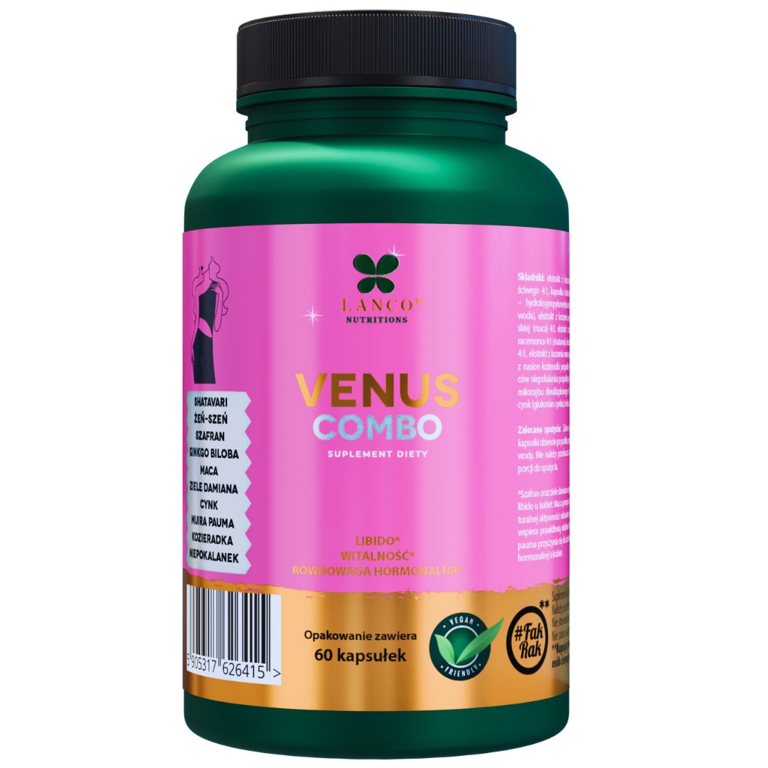Lanco Nutritions Venus Combo Suplement Diety 60 Kapsułek