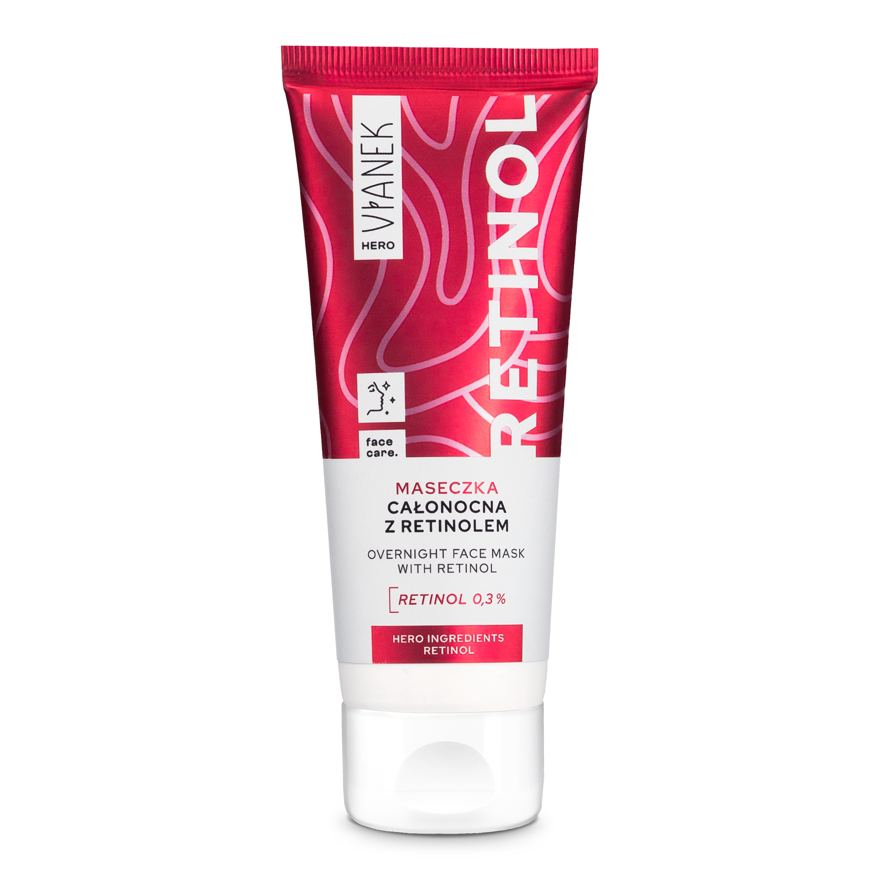 Vianek Hero Maseczka Całonocna z Retinolem 0,3% 75ml