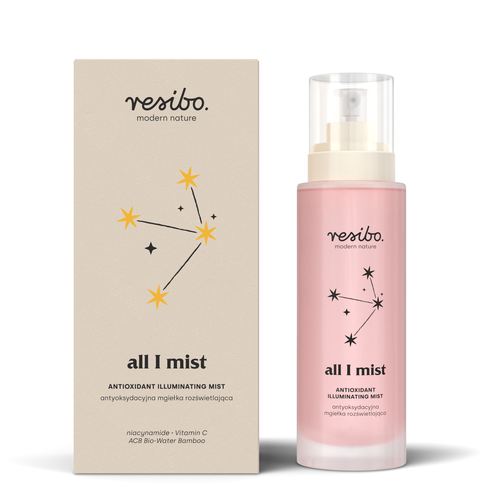 Resibo All I Mist Antyoksydacyjna Mgiełka Rozświetlająca 100ml