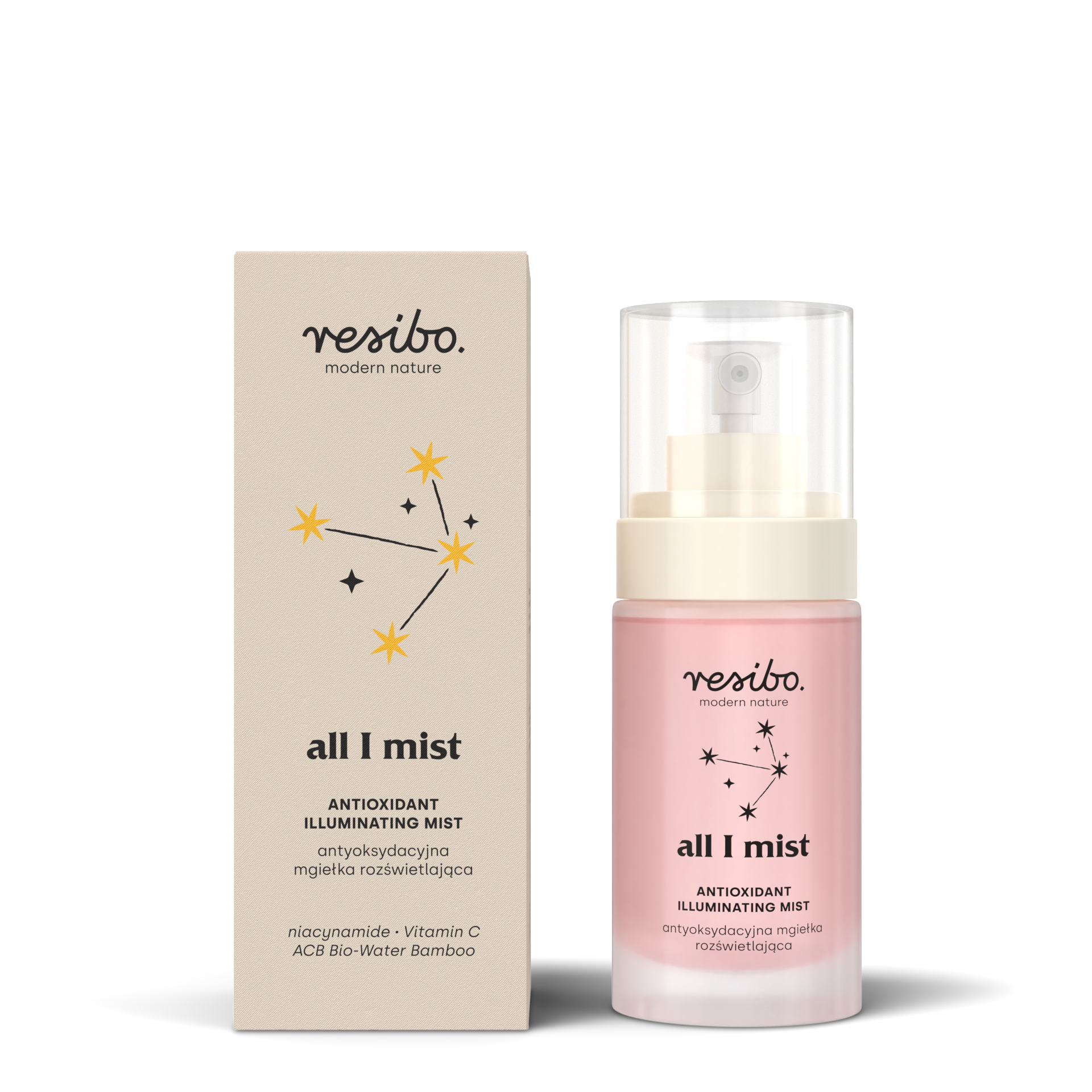 Resibo All I Mist Antyoksydacyjna Mgiełka Rozświetlająca 30ml