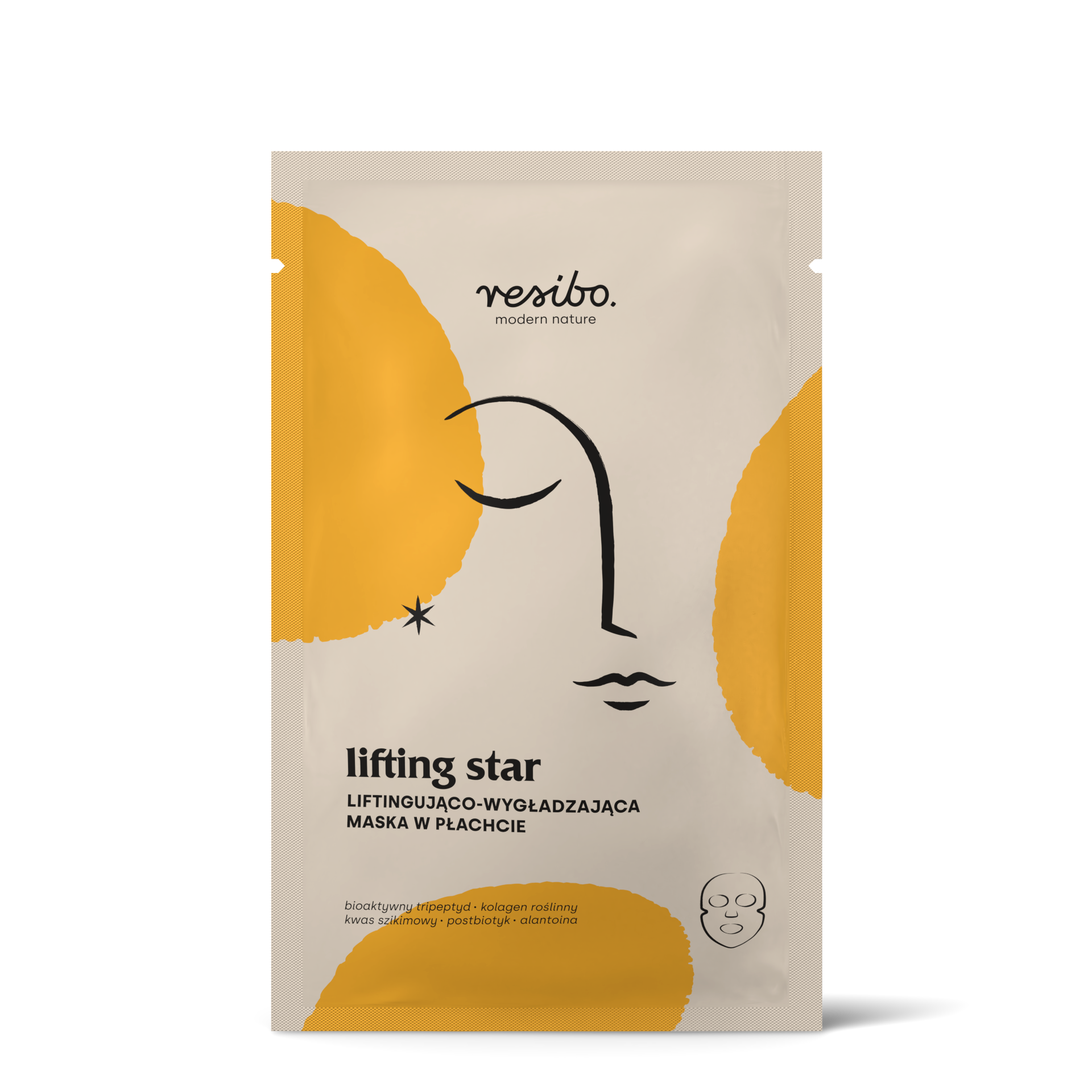 Resibo Lifting Star Liftingująco-Wygładzająca Maska w Płachcie