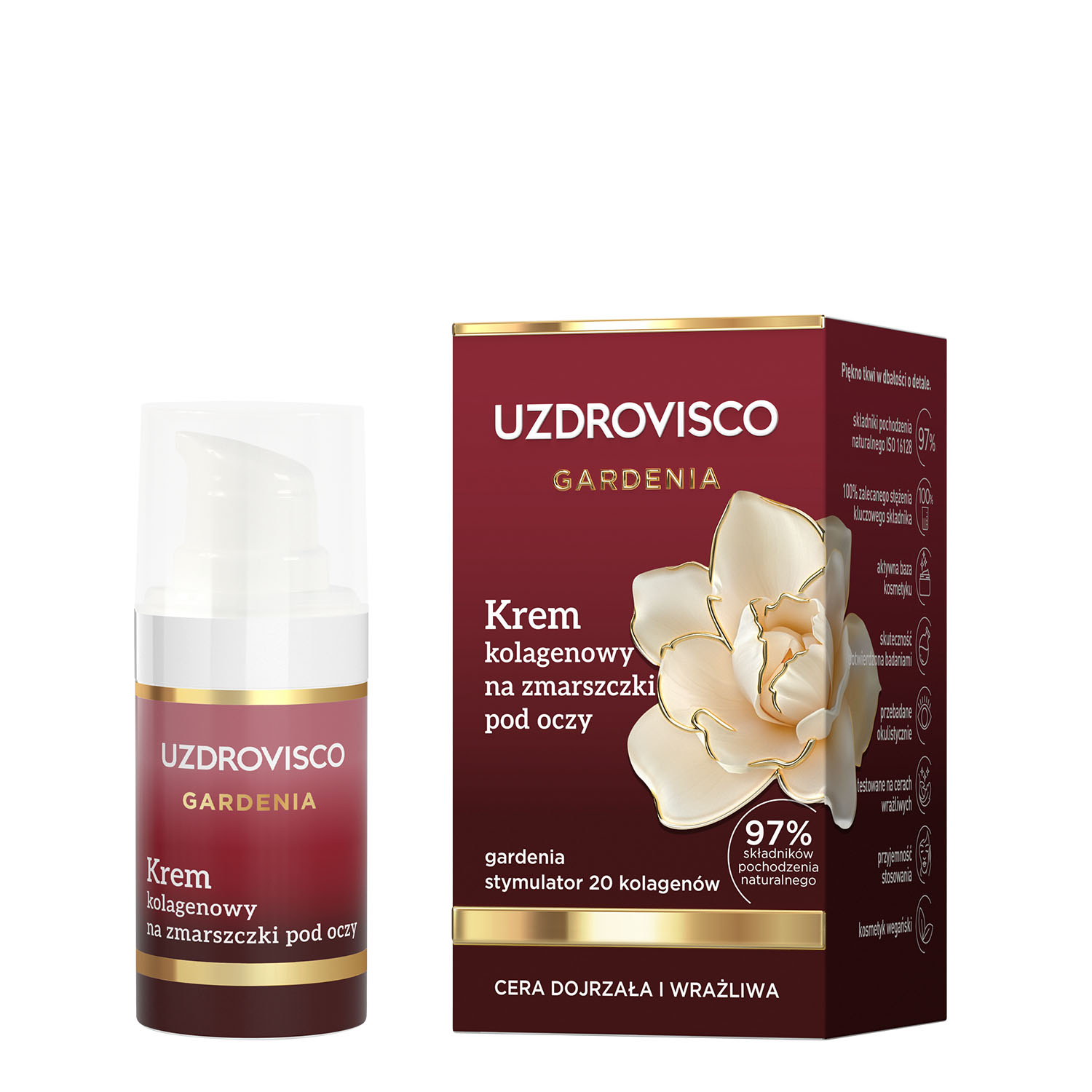 Gardenia Krem Kolagenowy na Zmarszczki pod Oczy