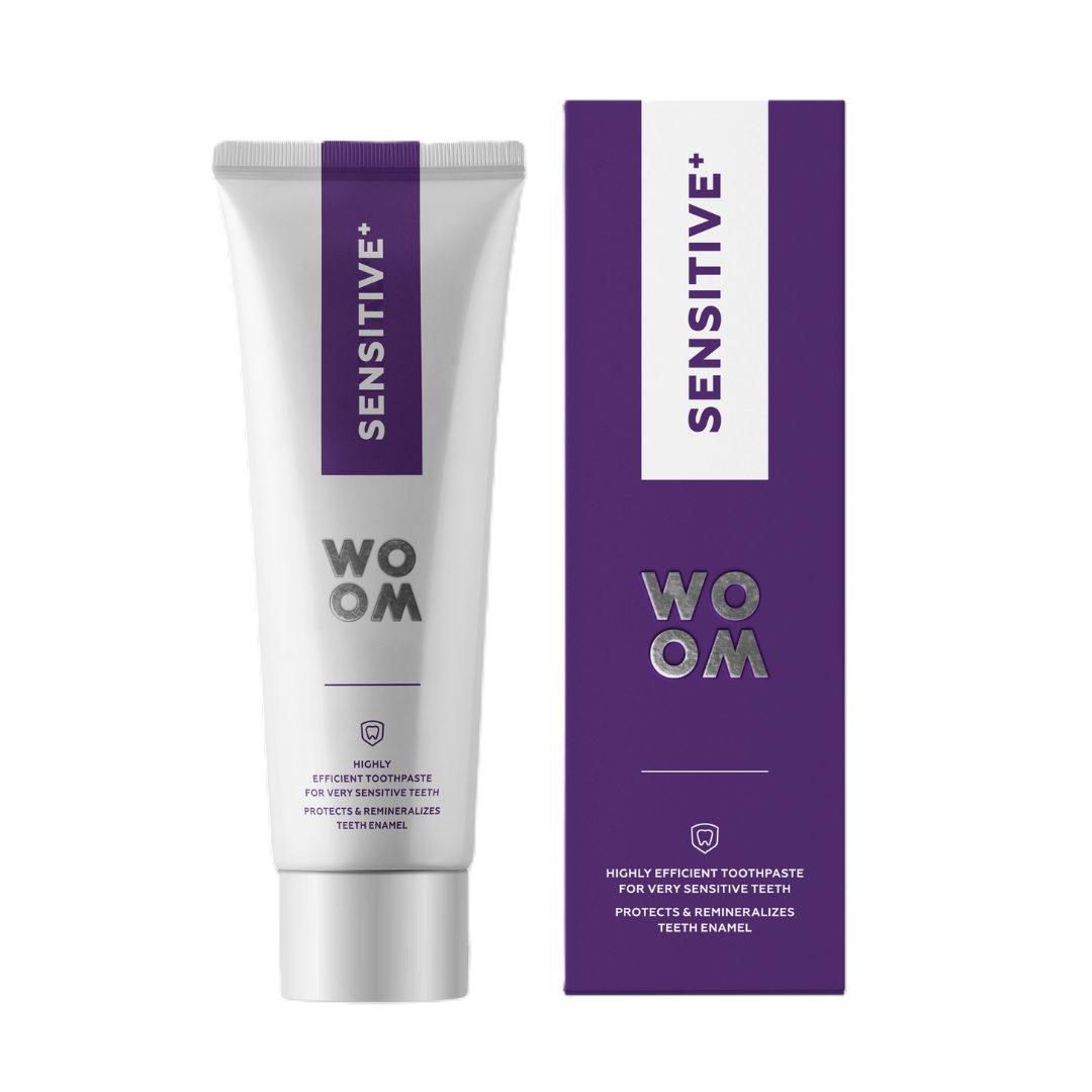 WOOM Sensitive+ Delikatna Pasta do Bardzo Wrażliwych Zębów 75ml