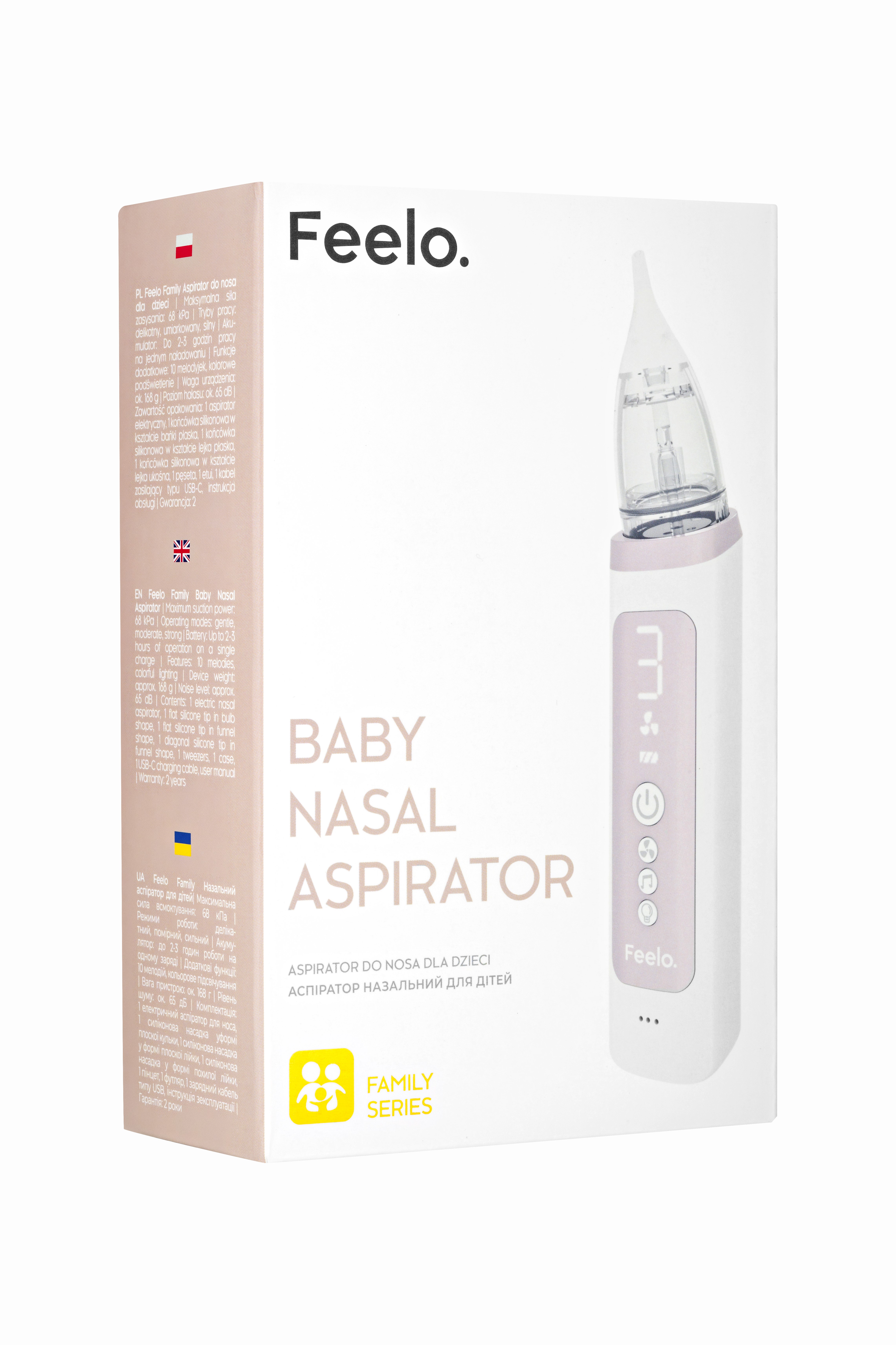 FEELO Family Aspirator Elektryczny do Nosa dla Dzieci