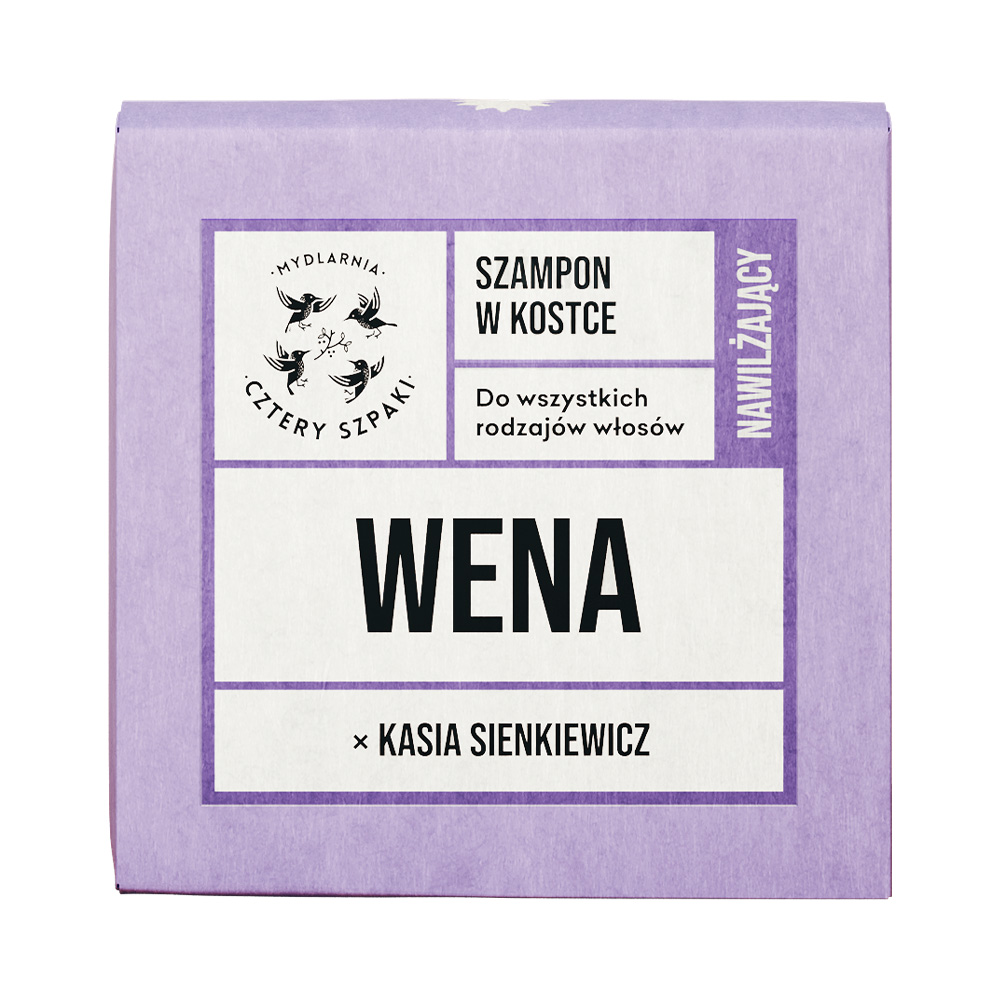 Mydlarnia Cztery Szpaki Wena x Kasia Sienkiewicz Nawilżający Szampon w Kostce