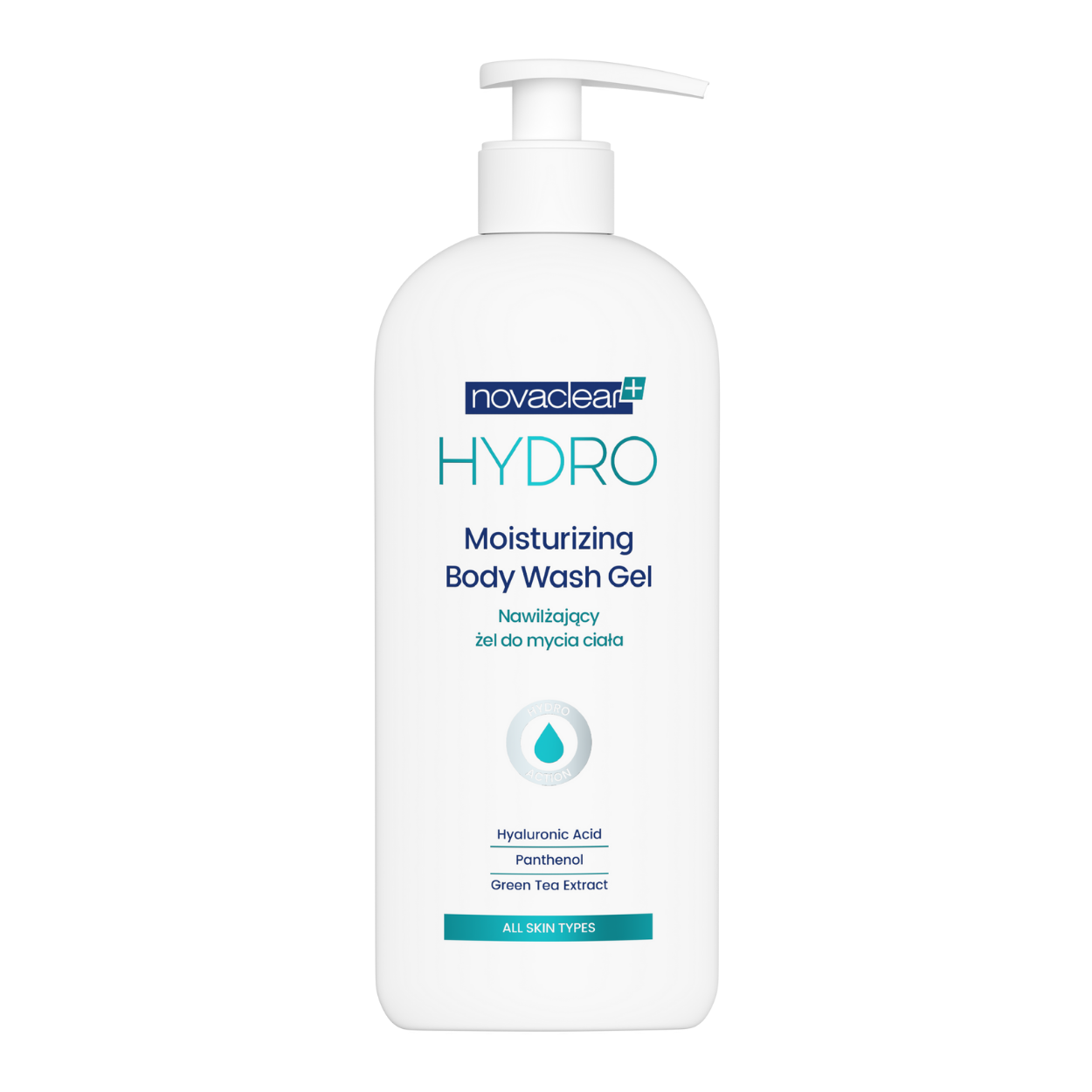 Novaclear Hydro Nawilżający Żel do Mycia Ciała 500ml
