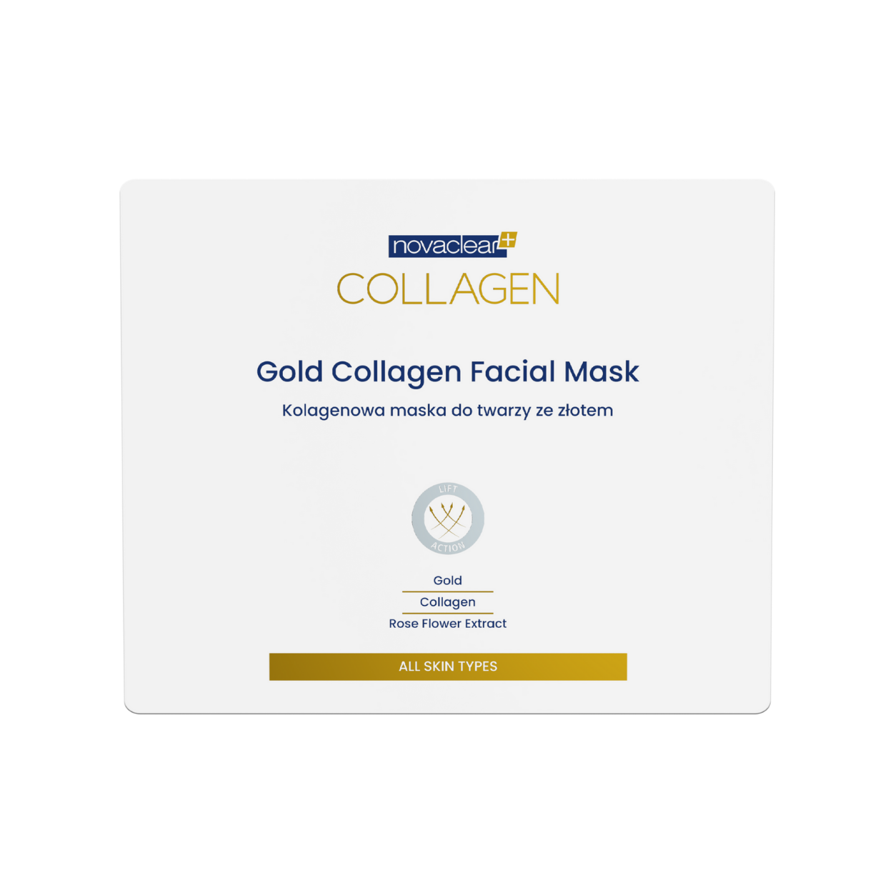 Collagen Kolagenowa Maska do Twarzy ze Złotem