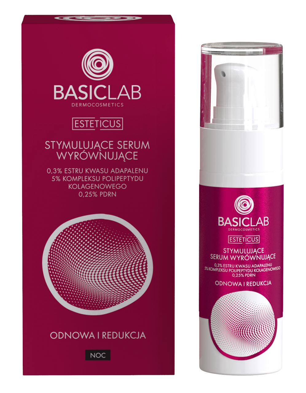 Esteticus, stymulujące serum wyrównujące na noc