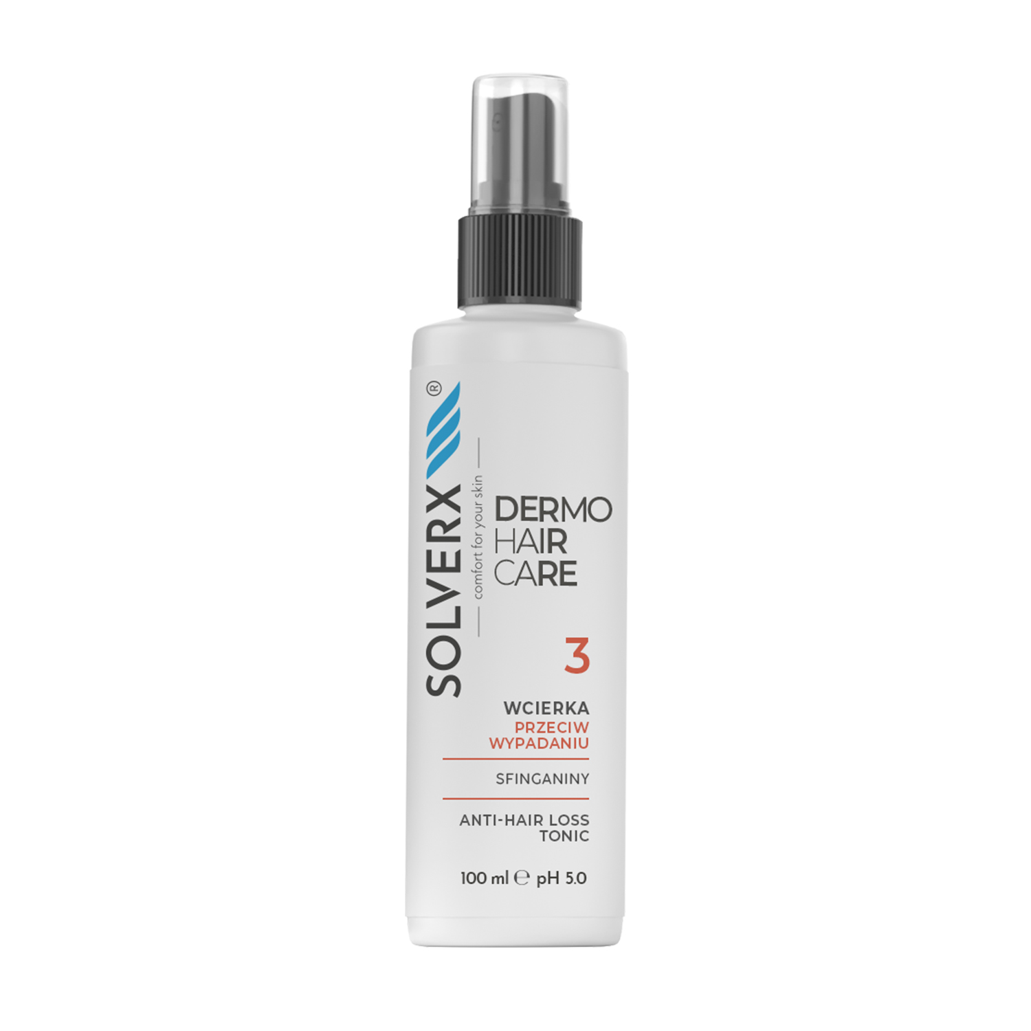 Solverx Dermo Hair Care Tonik Przeciw Wypadaniu Włosów 100ml