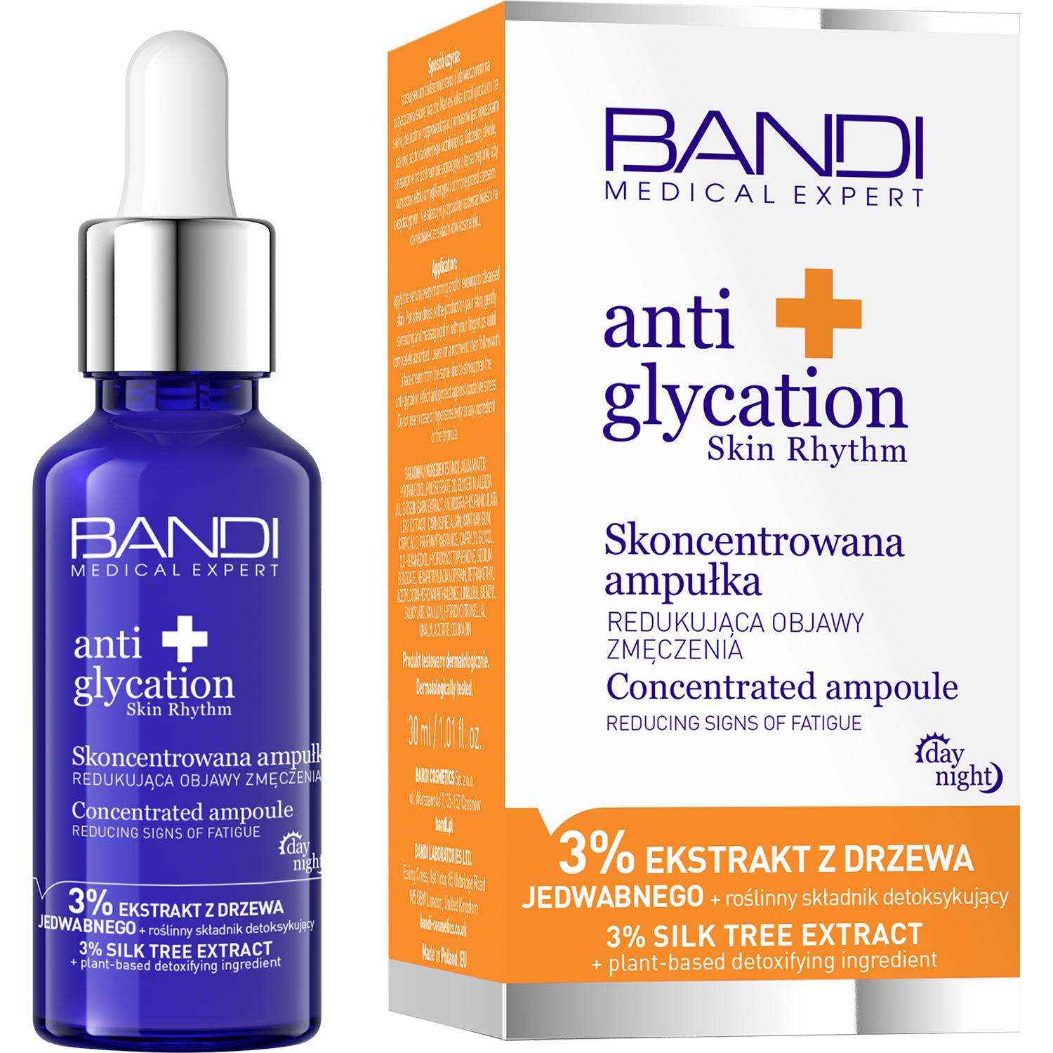 Bandi Anti Glycation + Skoncentrowana Ampułka Redukująca Oznaki Starzenia 30ml
