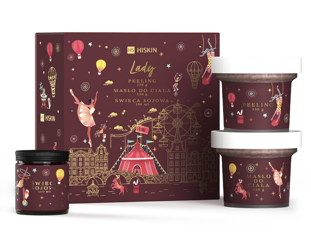 Lady Box — peeling, masło do ciała i świeca Słony Karmel