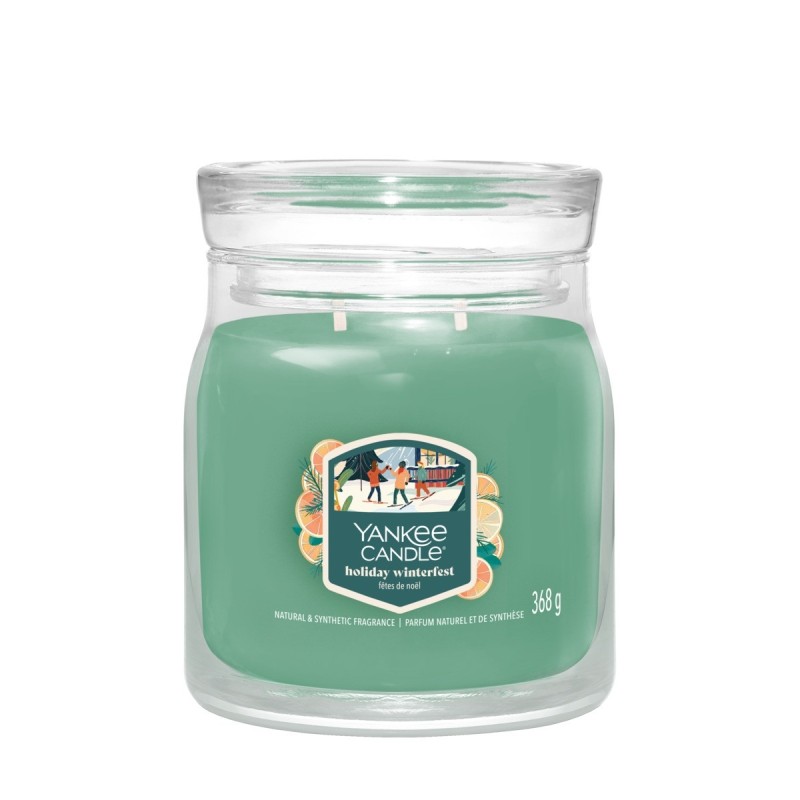 Yankee Candle Świeca w Średnim Słoiku Holiday Winterfest