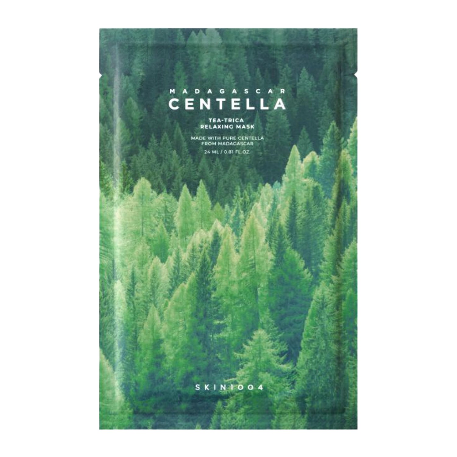 Madagascar Centella Tea-Trica Relaxing Mask Łagodząca Maska w Płachcie