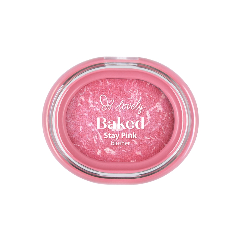 Baked Stay Pink Rozświetlający Róż do Policzków 02 Poppy Pink