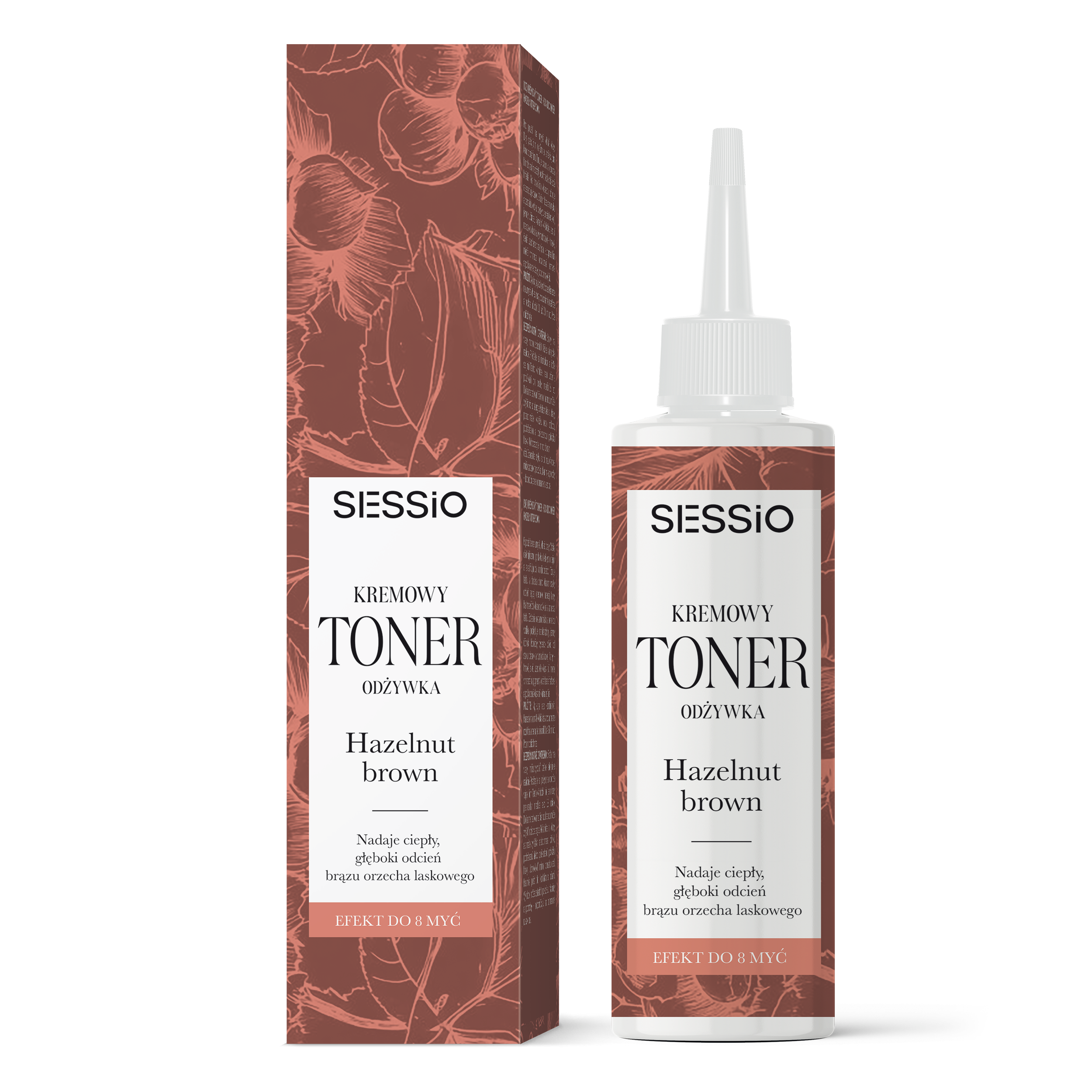 Sessio Kremowy Toner Odżywka do Włosów Hazelnut Brown 100ml