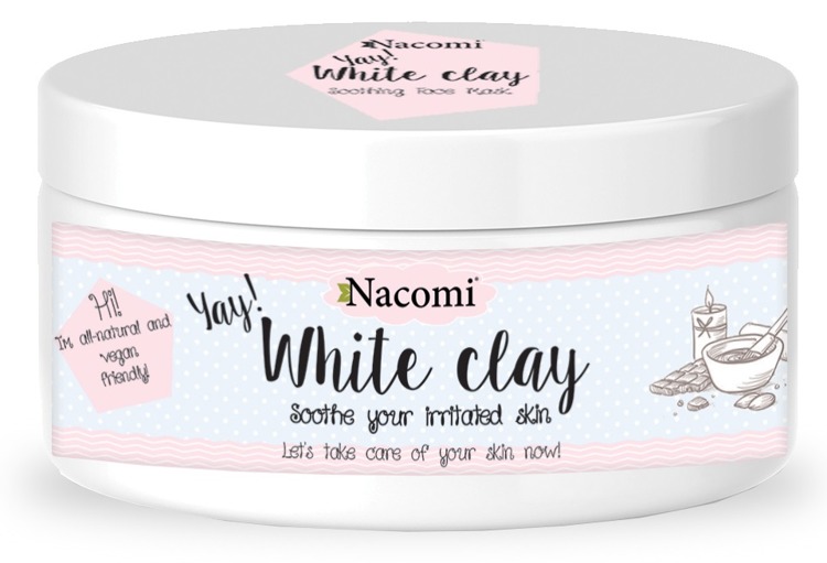 Nacomi Biała Glinka do Twarzy Kaolin 50g