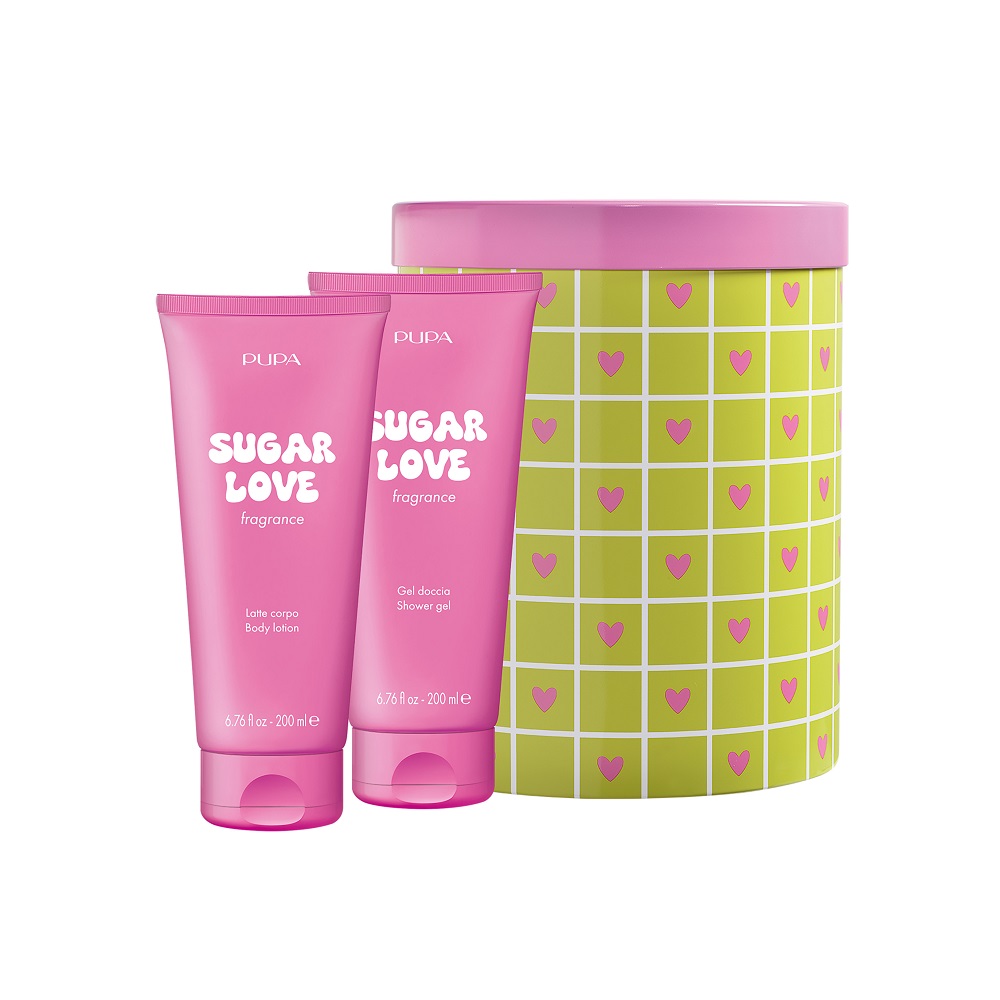 Pupa Happy Box Zestaw Żel pod Prysznic + Balsam do Ciała Sugar Love