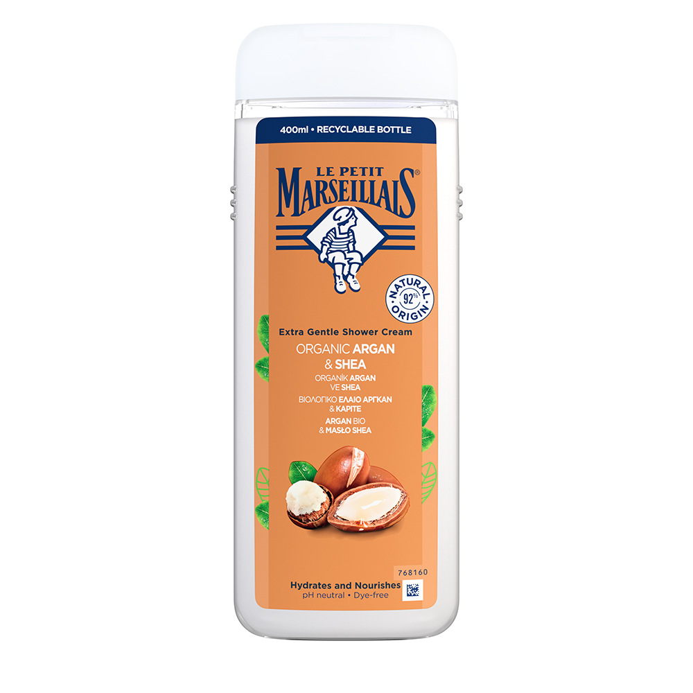 Le Petit Marseillais Kremowy Żel pod Prysznic Argan Bio Masło Shea 400ml