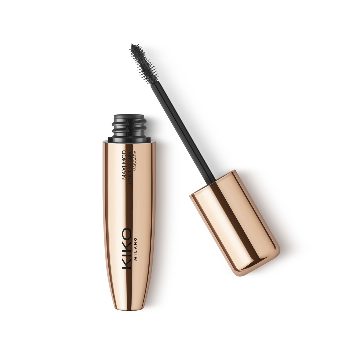 Maxi Mod Length & Curl Tusz do Rzęs Wydłużający i Podkręcający z Mini Szczoteczką Black