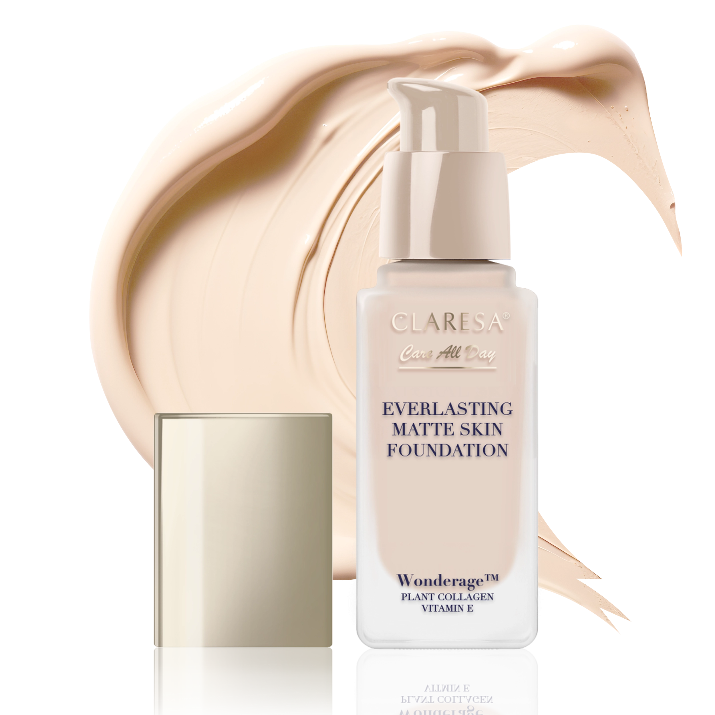 Claresa Care All Day Everlasting Matte Skin Podład Matująco-Wygładzający Light Beige